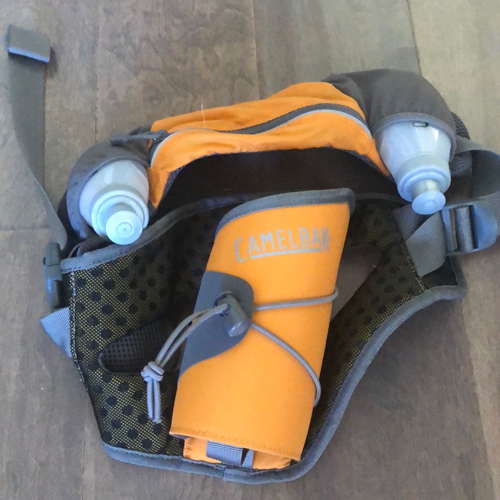 Camelbak Delaney Race hiking waist pack hip pack gray orange